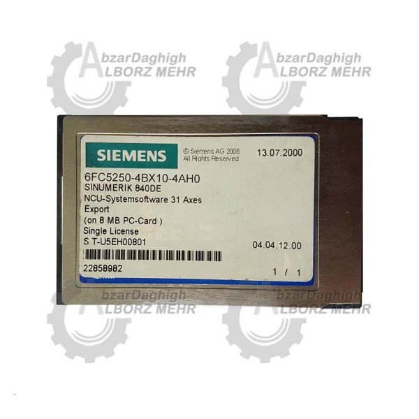6FC5250 4BX10 4AB018